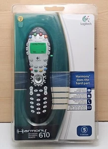 New Logitech Harmony 610 Advanced Universal Remote LED Screen - Sealed Box - Picture 1 of 10