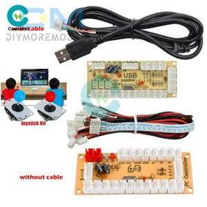Zero Delay Arcade USB Codificador PC a Joystick MAME 5Pin Sanwa Pulsador + Cable - Imagen 1 de 26