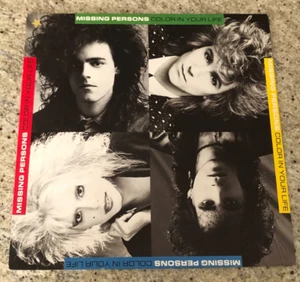 MISSING PERSONS - COLOR IN YOUR LIFE - ORIGINAL 1986 VINYL LP - ALMOST LIKE NEW - Picture 1 of 6