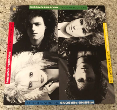 MISSING PERSONS - COLOR IN YOUR LIFE - ORIGINAL 1986 VINYL LP - ALMOST LIKE NEW - Image 1 of 4
