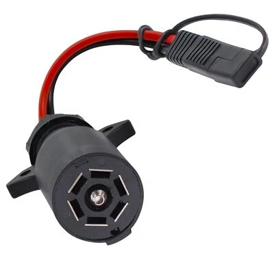 Fuente de alimentación de 7 vías de acceso de 7 vías a fuente de alimentación Sae 12v de 2 pines Foto 1 de 2