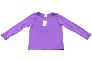 Hanna Anderson Girls Purple Top Long Sleeves 110 5 NWT - Picture 1 of 3