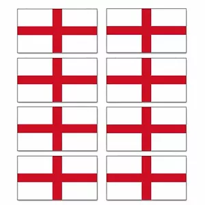 8 adesivi vinile lucido Inghilterra inglese piccola bandiera sticker casco bici FLAG01D - Foto 1 di 1