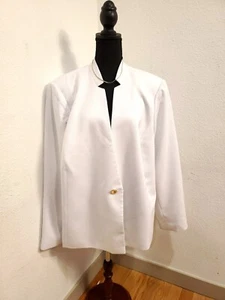 Calvin Klein Collection WHITE Jacket 22 - Picture 1 of 6