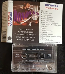 Donovan - Greatest Hits - Australia pressing, cassette tape excellent - Picture 1 of 1