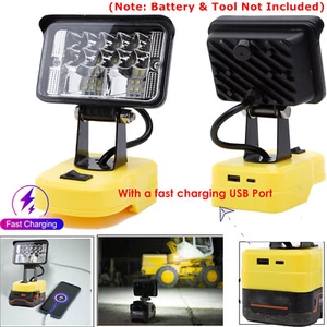 1x LED Work Light Work On RIDGID/AEG 18V Li-Ion Battery- 28W Work Light Only - Picture 1 of 15
