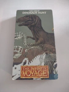 The Great Dinosaur Hunt / The Infinite Voyage VHS / Fully Tested & Free Shipping - Picture 1 of 8