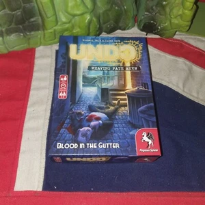 Pegasus UNDO: BLOOD IN THE GUTTER Murder Mystery Escape Room Puzzle Card Games - Picture 1 of 3