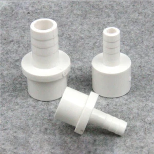 2 Stück PVC Schlauch Widerhaken Fitting Widerhaken gerade Rohrverbindung für Outdoor/Garten/Pool - Bild 1 von 3