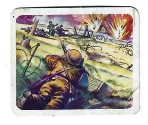 c1940s Victoria Cross Cracker Jack Karte ~ SgtM G Gristock WW2 ~ KOSTENLOSER VERSAND - Bild 1 von 2