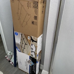Mainstays Adjustable Bed Frame From Twin-Full - To Queen Headboard Brackets New - Picture 1 of 6