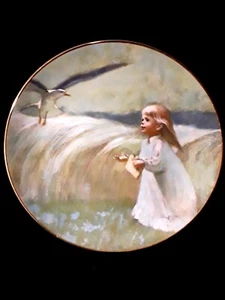 Plato de colección Precious Moments de Thornton Utz, "A Friend in the Sky" #5123B - Imagen 1 de 5