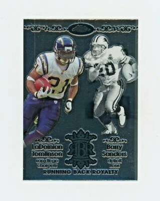 BARRY SANDERS LADAINIAN TOMLINSON 2007 Topps Chrome Running Back Royalty - Image 1 of 2