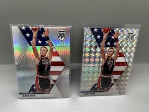 2019-20 Mosaic Silver & Mosaic Prizm Team USA - Larry Bird LOT OF 2 NM or better - Bild 1 von 4