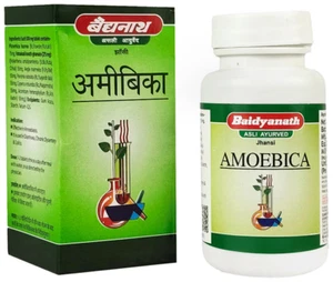 Baidyanath AMOEBICA Tablets (100tab) Herbal - Amoebiasis & Stomach Wellness - Picture 1 of 6