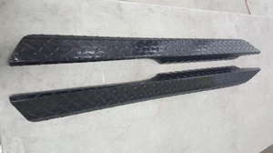 EZGO Golf Cart Diamond Plate Rocker Panel covers Pair 94-12 TXT BLACK - Bild 1 von 1