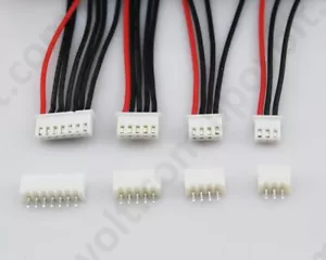 10 Stück 22AWG 2S 3S 4S 6S Lipo Akku Balance Ladekabel JST XH Stecker - Bild 1 von 6