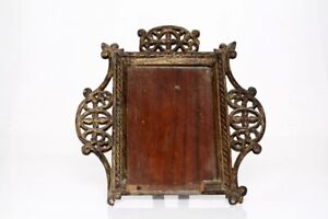 Antique Old Wooden Gold Painted Beautiful Original Photo Frame 