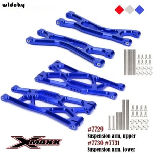 Brazo de suspensión superior inferior 2/4P F/R 7729 7730 7731 para RCTraxxas XMaxx X-Maxx 6S - Imagen 1 de 39