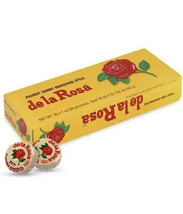 Mazapan De La Rosa Marzipan Original Peanut Candy 30 Pieces Mexican Dulces - Picture 1 of 3