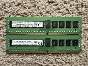 SKhynix HMA41GR7MFR8N-TF 8GB 2RX8 PC4-2133P DDR4 ECC Memory - Picture 1 of 3