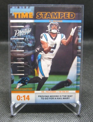 2023 Panini Prestige Football Time Stamped TS-10 DJ Moore #/50 - Image 1 of 2