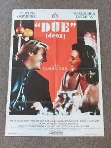 DEUX ITALIAN 2 FOGLIO POSTER GERARD DEPARDIEU MARUSCHKA DETMERS 1989 - Imagen 1 de 10