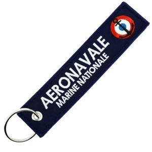 Clj Charles Le Jeune. Porte-clés. Aéronavale - Marine Nationale, Synthétique. Bl - Picture 1 of 2