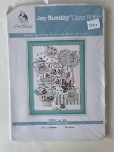 Kit punto de cruz Joy Sunday - Cup Tale - J189 - Imagen 1 de 3