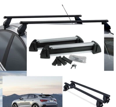 BARRE PORTATUTTO  AUDI Q3 SPORTBACK ANNO 2019+PORTASCI 4 PAIA ALLUMINIO - Immagine 1 di 4