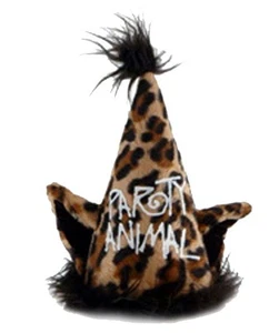 Cappello con cappuccio festa leopardo giraffa cono bomboniera corno di lappano costume berretto adulto 4 pezzi - Foto 1 di 2