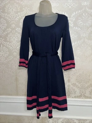 Vestido Suéter Pullover Manga 3/4 Lilly Pulitzer 100% Lana Merino Talla S Foto 1 de 4