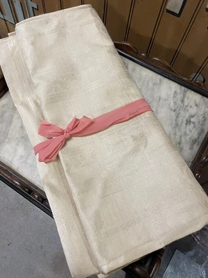 Tissu d Ameublement Rouleau de Serviette XIXeme Ancien Couture Nappe Époque - Photo 1/4