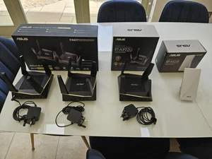 3 x ASUS AX6100 Smart Wi-Fi Router Tri Band RT-AX92U, Wi-Fi6 802.11ax + AX3000! - Picture 1 of 4