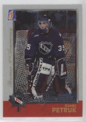 1998-99 Bowman Chrome CHL 50th Anniversary /50 Randy Petruk #42 - Image 1 of 2