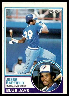1983 O-Pee-Chee Jesse Barfield Toronto Blue Jays #257 - Image 1 of 2