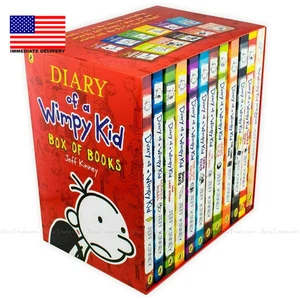 Diary of a Wimpy Kid 12 Books Complete Collection Set New(Diary of a Wimpy Kid,R - Picture 1 of 3