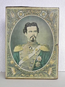 Alte große Blechdose König Ludwig 2 von Bayern Müllers backen - Bild 1 von 19