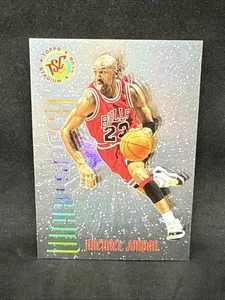 1995-96 Topps Stadium Club Warp Speed Michael Jordan #WS1 HOF 1 - Picture 1 of 2