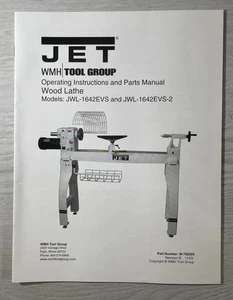 Torno de madera Jet JWL-1642EVS manual del propietario M-708359 WMH grupo de herramientas - Imagen 1 de 3