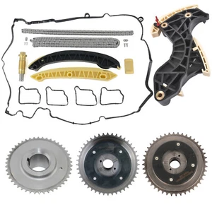 Camshaft Adjuster Crankshaft Gear Timing Chain Set For Mercedes C200 C230 SLK200 - Picture 1 of 6
