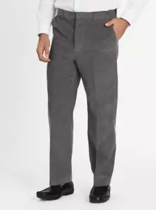 Pantalones de pana John Blair Adjust-A-Band ajuste relajado carbón 38 L #BL52370 - Imagen 1 de 3
