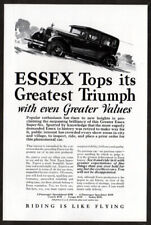 1927 ESSEX Super-Six Antique Vintage Original Print AD - Greatest triumph black