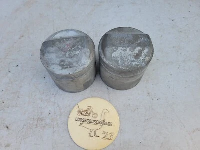 Pistones Harley Davidson Ironhead Sportster 57-85 JCB 3,185" XLH XLCH 1000cc Foto 1 de 4