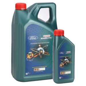 6L 6 Liter ORIGINAL Ford CASTROL MAGNATEC 0W-30 D Motoröl Öl WSS-M2C950-A - Bild 1 von 3