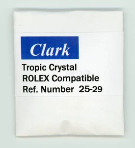 Kristall Ref. # 25-29 Tropic 29 Ersatz für Rolex "CLARK" - Bild 1 von 2