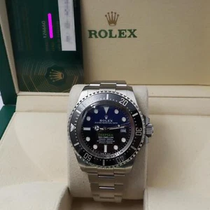 Rolex Sea-Dweller Deepsea Steel Blue Black James Cameron Dial Mens Watch 126660 - Picture 1 of 8