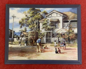 Vintage D’Arcy W Doyle Wooden Plaque For Keeps Darcy Art Australian Gift Present - Bild 1 von 14