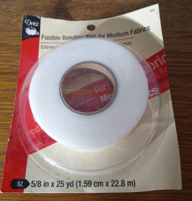 DRITZ Fusible Bonding Web For Medium Fabrics 5/8" X 25 Yards - Image 1 of 4
