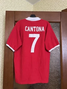 1980/82 MANCHESTER UNITED #7 CANTONA RETRO REMAKE SOCCER JERSEY FOOTBALL SHIRT - Picture 1 of 8